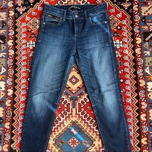 Express Mia Mid Rise Ankle Jean Leggings